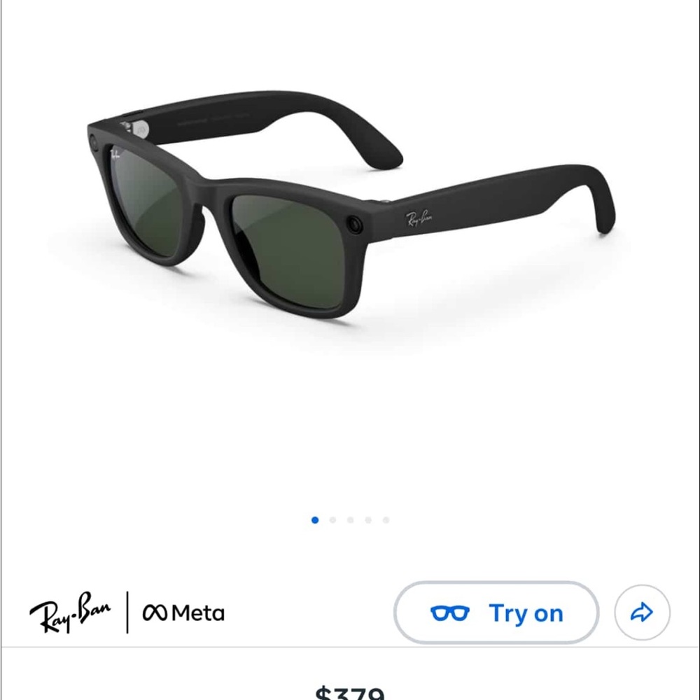 Ray-Ban Black Sunglasses with Dark Lenses